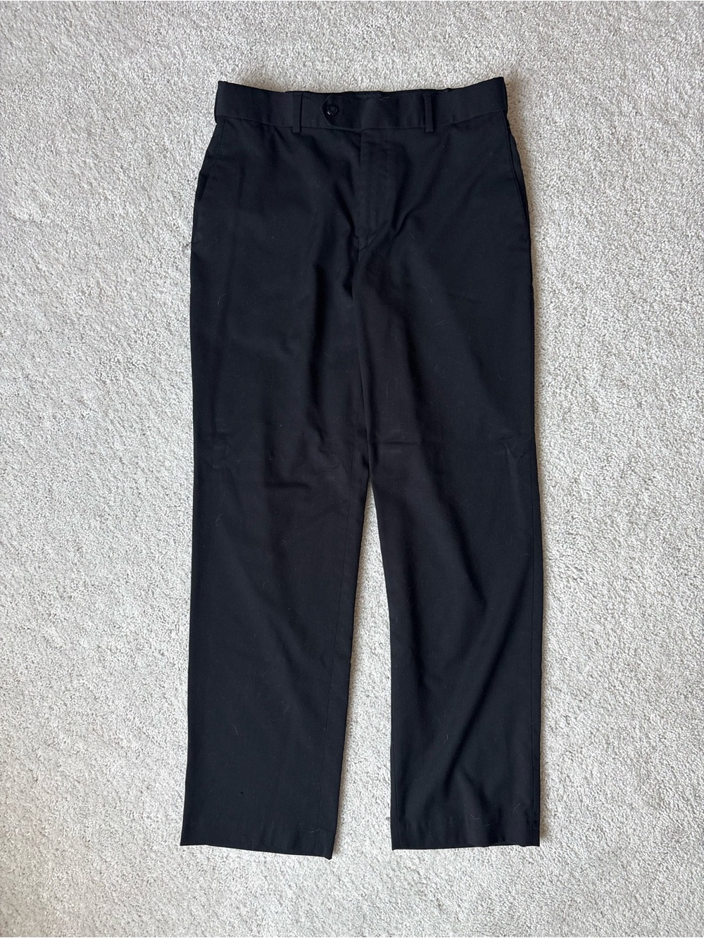 Stafford Black Men's Dress Pants - Classic Straight